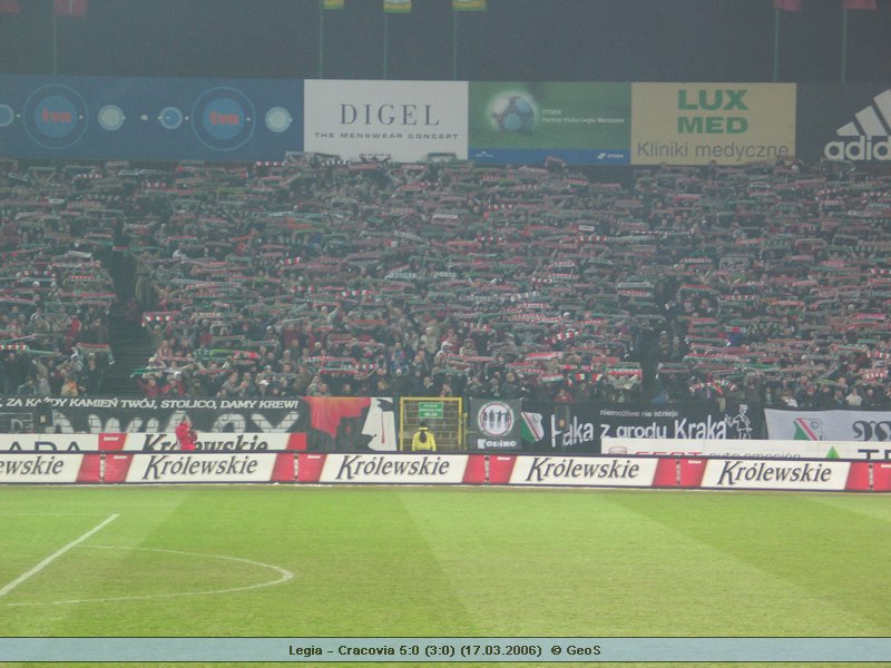 Fotorelacja: Legia - Cracovia 5:0 (3:0) (17.03.2006)  © GeoS -> [ IMG_2518 ]