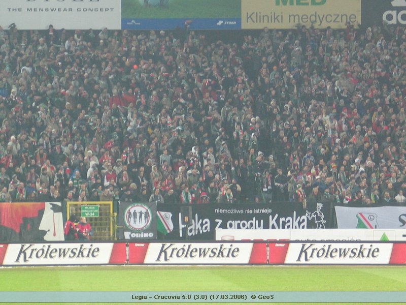 Fotorelacja: Legia - Cracovia 5:0 (3:0) (17.03.2006)  © GeoS -> [ IMG_2549 ]
