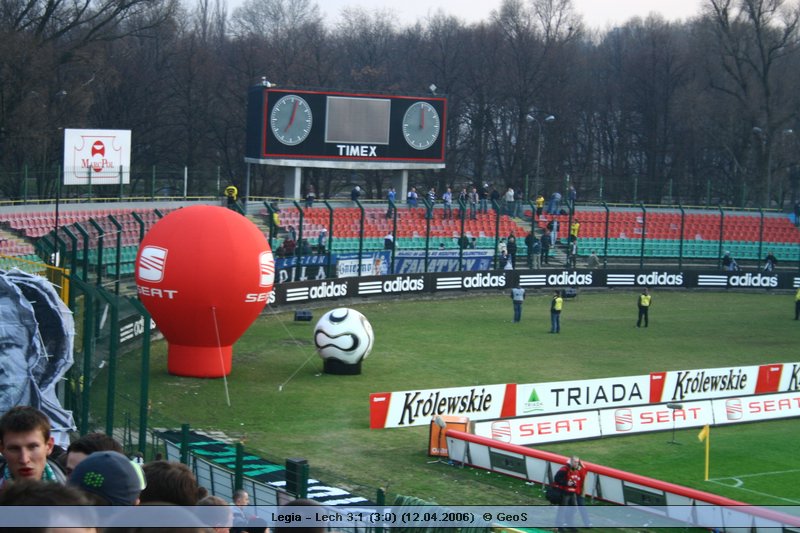 Legia Warszawa - Lech Poznań 3:1 (3:0) (12.04.2006)  © GeoS -> [ IMG_5285 ]