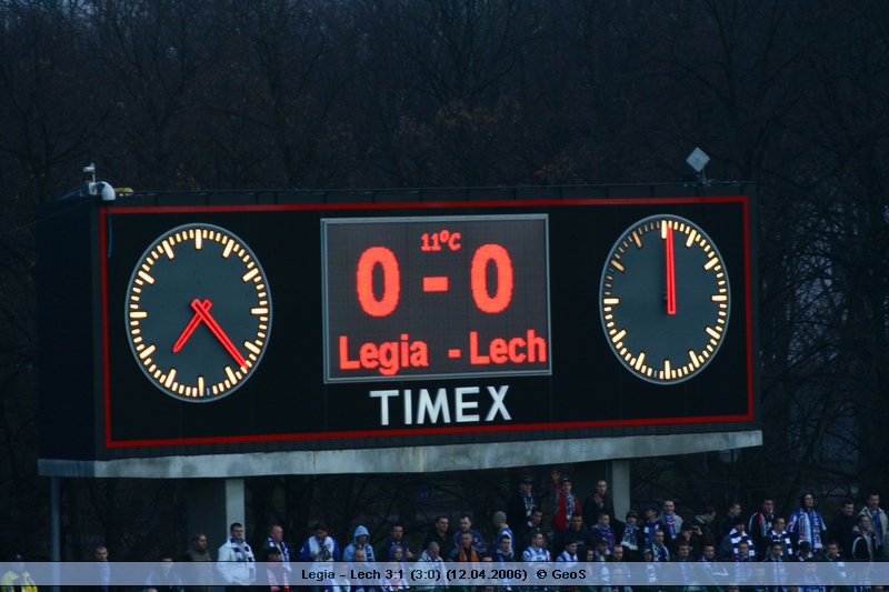 Legia Warszawa - Lech Poznań 3:1 (3:0) (12.04.2006)  © GeoS -> [ IMG_5341 ]