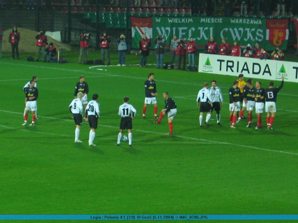 Legia : Polonia 4:1 (3:0)  © GeoS (5.11.2004) -> IMG_0786.JPG