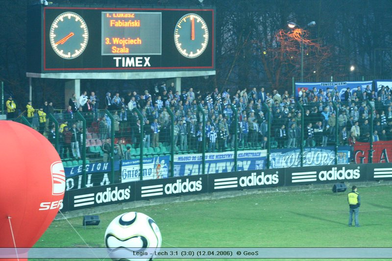 Legia Warszawa - Lech Poznań 3:1 (3:0) (12.04.2006)  © GeoS -> [ IMG_5371 ]
