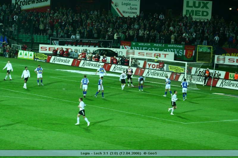 Legia Warszawa - Lech Poznań 3:1 (3:0) (12.04.2006)  © GeoS -> [ IMG_5447 ]