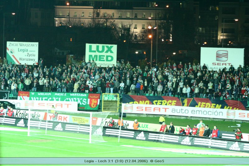 Legia Warszawa - Lech Poznań 3:1 (3:0) (12.04.2006)  © GeoS -> [ IMG_5481 ]